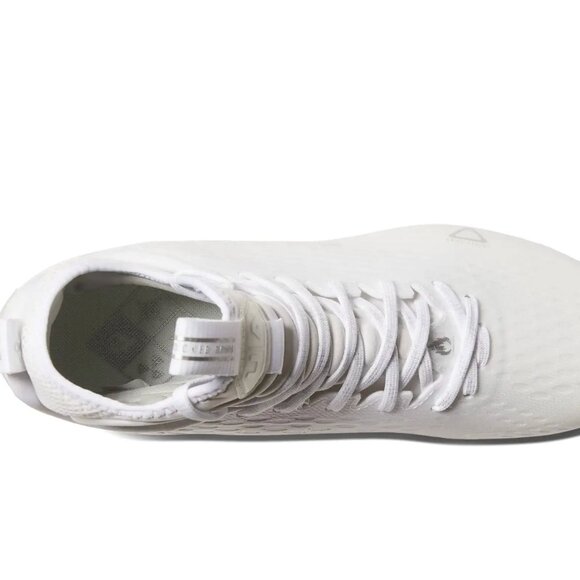 NEW $130 Under Armour Spotlight Lux MC 2.0 Football Cleats In White/White/Metal main image 8